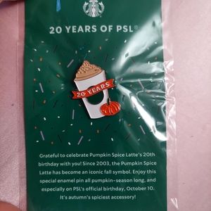 Starbucks psl pin